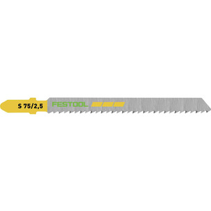 Festool 204256 Jigsaw Blades - Pack of 5 - Wood Fine Cut S 75/2.5/5