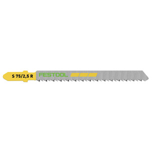 Festool 204259 Jigsaw Blades - Pack of 5 - Wood Fine Cut S 75/2.5 R/5