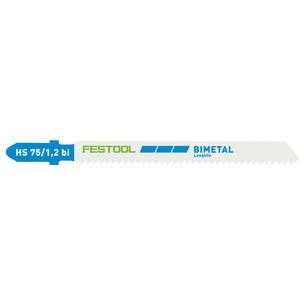 Festool 204270 Jigsaw Blades - Pack of 5 - Metal Steel / Stainless Steel HS 75/1.2 BI/5