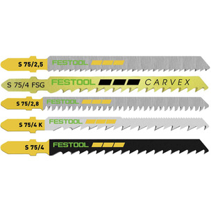 Festool 204275 Jigsaw Blades - Pack of 25 - Mixed Set STS-Sort/25 W