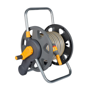 Hozelock 2431 Assembled 2 in 1 Hose Reel (45m) with Hose