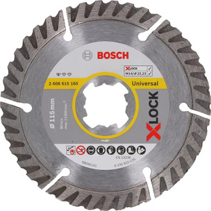 Bosch 2608615165 115mm X-Lock Standard Universal Diamond Cutting Disc