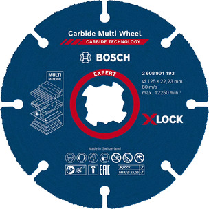 Bosch 2608901193 125mm Expert Carbide Multi Wheel Cutting Disc