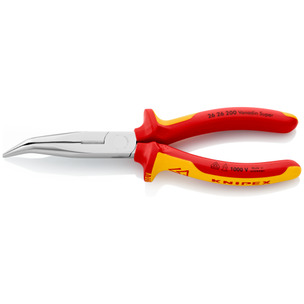 Knipex 2626200 200mm Snipe Nose Side Cutting Pliers (Stork Beak Pliers)