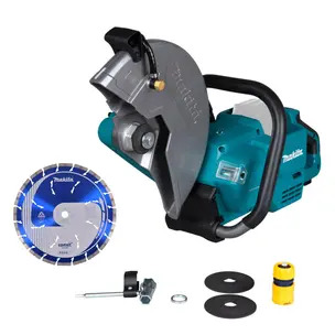 Makita CE004GZ 40v MAX XGT Disc Cutter Naked With Makita B-13546 300mm Diamond Wheel Comet Rapide 3DDG