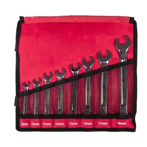 Milwaukee 4932500034 Maxbite Slim Combination Spanner Set - 8 Piece
