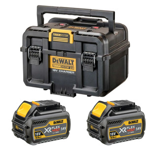 Dewalt DWST83470 Toughsystem 2.0 Charger Box & 2 x DCB546 Batteries