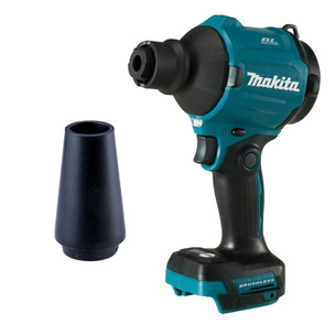 Makita DAS180Z 18v LXT Brushless Dust Blower Naked & 191X25-0 Rubber Blow Nozzle Attachment 20/30mm