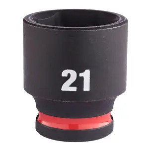 Milwaukee Shockwave Impact Duty 3/8" Impact Socket STD  - 21mm