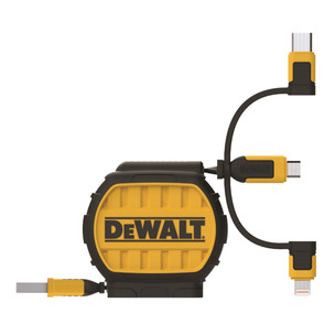 Dewalt 3-in-1 Retractable Cable 
