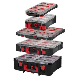 Milwaukee 5 Piece PACKOUT Organiser Case Set