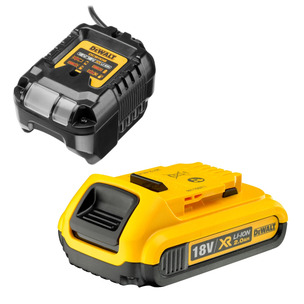 Dewalt DCB183 18V XR 2.0Ah Li-Ion Battery + DCB1102 Charger