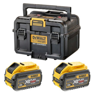 Dewalt DWST83470 Toughsystem 2.0 Charger Box & 2 x DCB547 Batteries