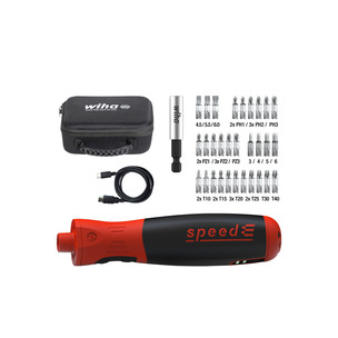 Wiha 45791 Speede Pocket Drive Electric Screwdriver with Bitbox and Bag