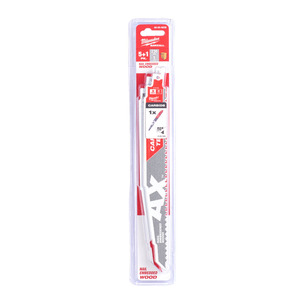 Milwaukee 48009028 Sawzall 230mm x 5TPI Wood With Nails AX Demolition Blades with Carbide AX Blade