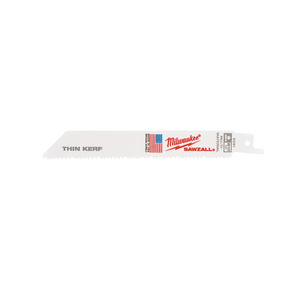 Milwaukee 48475091 Sawzall Blades 150 x 8/12 TPI - Multi Material Cutting Blades - Pack of 5