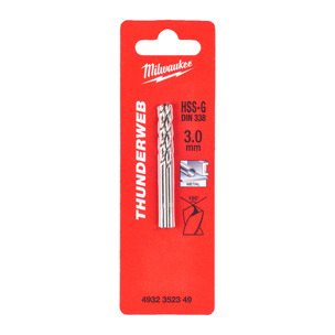 Milwaukee Thunderweb HSS-Ground Metal Drill Bits DIN338 (Select Size)