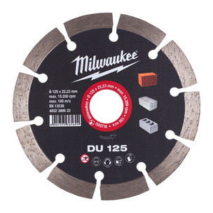 Milwaukee 4932399522 125mm x 22.23mm DU Diamond Blade