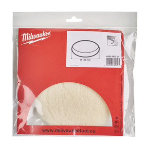 Milwaukee 4932430395 135mm to fit 125mm Backing Pad Polishing Disc