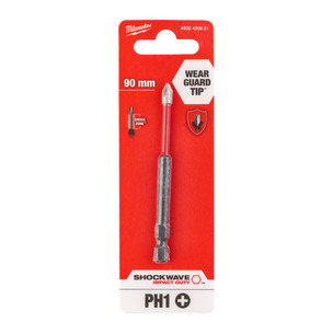 Milwaukee Shockwave Impact Duty Screwdriving Bits PH (select size)