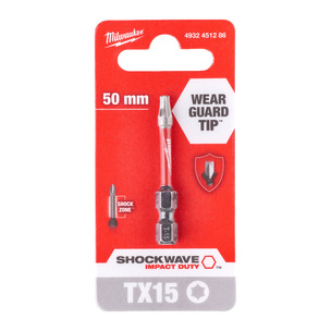 Milwaukee Shockwave Impact Duty Screwdriving Bits (Select Size)