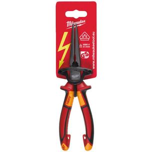 Milwaukee 205mm VDE Long Nose Pliers