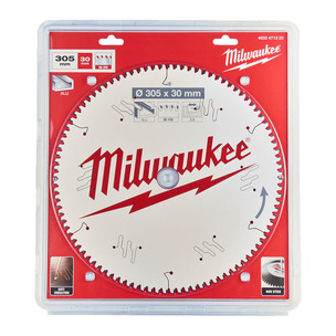 Milwaukee Circular Saw Blades for Mitre Saws  - 305X30X3.0X96TF NEG ALU