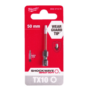 Milwaukee Shockwave Impact Duty Screwdriving Bits (Select Size)