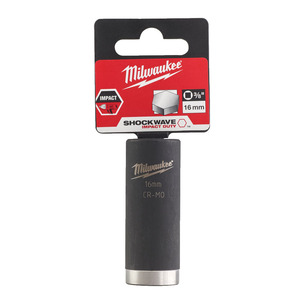 Milwaukee 3/8" Shockwave Impact Duty Impact Sockets - Deep (Select Size)