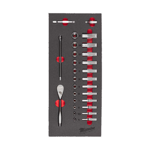 Milwaukee 4932479824 1/4" Ratchet & Socket Set Foam Insert