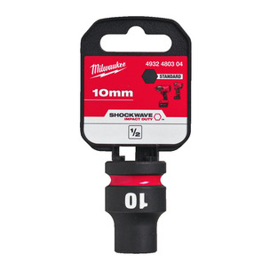 Milwaukee Shockwave 1/2" Impact Duty Impact Sockets - Standard - Select Size 