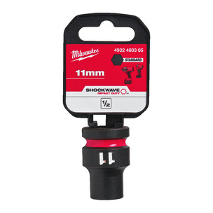 Milwaukee Shockwave 1/2" Impact Duty Impact Sockets - Standard - Select Size 