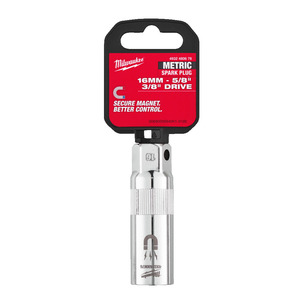 Milwaukee 3/8" Drive Magnetic Spark Plug Socket - Select Variant 