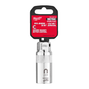Milwaukee 3/8" Drive Magnetic Spark Plug Socket - Select Variant 