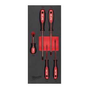 Milwaukee 4932492393 Tri-Lobe Screwdriver Set Foam Insert
