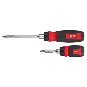 Milwaukee 4932492811 Ratcheting & Compact Ratcheting Multi-Bit Screwdriver Kit 2 Piece