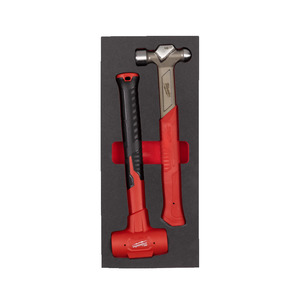Milwaukee 4932493254 Ball Peen & Dead Blow Hammer Set Foam Insert - 2pc