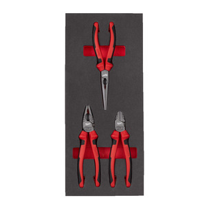 Milwaukee 4932493256 3pc Plier Set Foam Insert