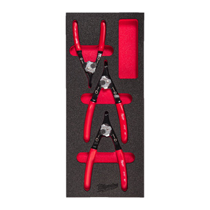 Milwaukee 4932493632 3pc Circlip Pliers Foam Insert Set