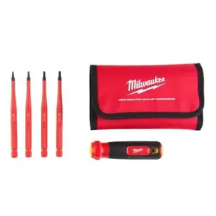 Milwaukee 4932493658 Insulated 4 in 1 Torx Multi Bit Screwdriver 