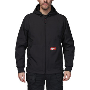 Milwaukee Freeflex Softshell Hooded Jacket Black - Extra Large