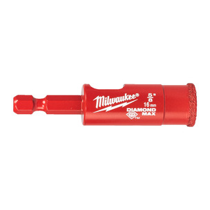 Milwaukee Diamond Max 1/4" Wet Tile Drill Bit - 16mm