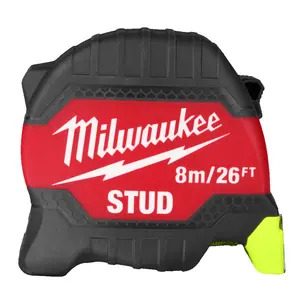 Milwaukee Gen III Stud Tape Measure - 8m/26ft