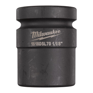 Milwaukee 4932499148 Shockwave Railway Socket BI-SQ Socket 1" STD 1-1/8"