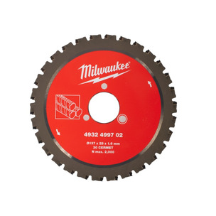 Milwaukee 4932499702 Saw Blade for Rebar Cutter M18FRBCO032 137mm x 28mm x 1.6mm x 30T