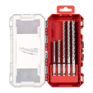 Milwaukee 4932500063 SDS-Plus MX4 Drill Bits - 5pc NG Set - 1