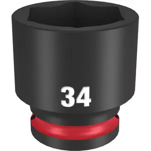 Milwaukee 1/2" Shockwave Impact Duty Impact Socket - 34mm STD