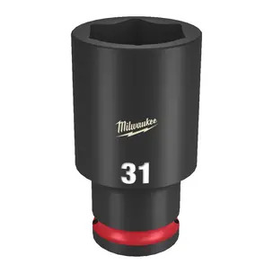 Milwaukee 1/2" Shockwave Impact Duty Impact Socket - 31mm DEEP