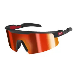 Milwaukee 4932500723 Large Format Safety Glasses - Sunburst Mirror AS
