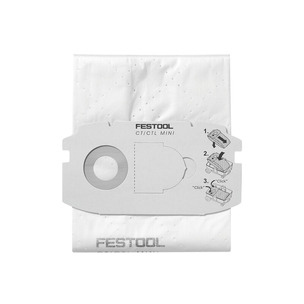 Festool 498410 Self Clean Filter Bags for CTL Mini (5 Pack)